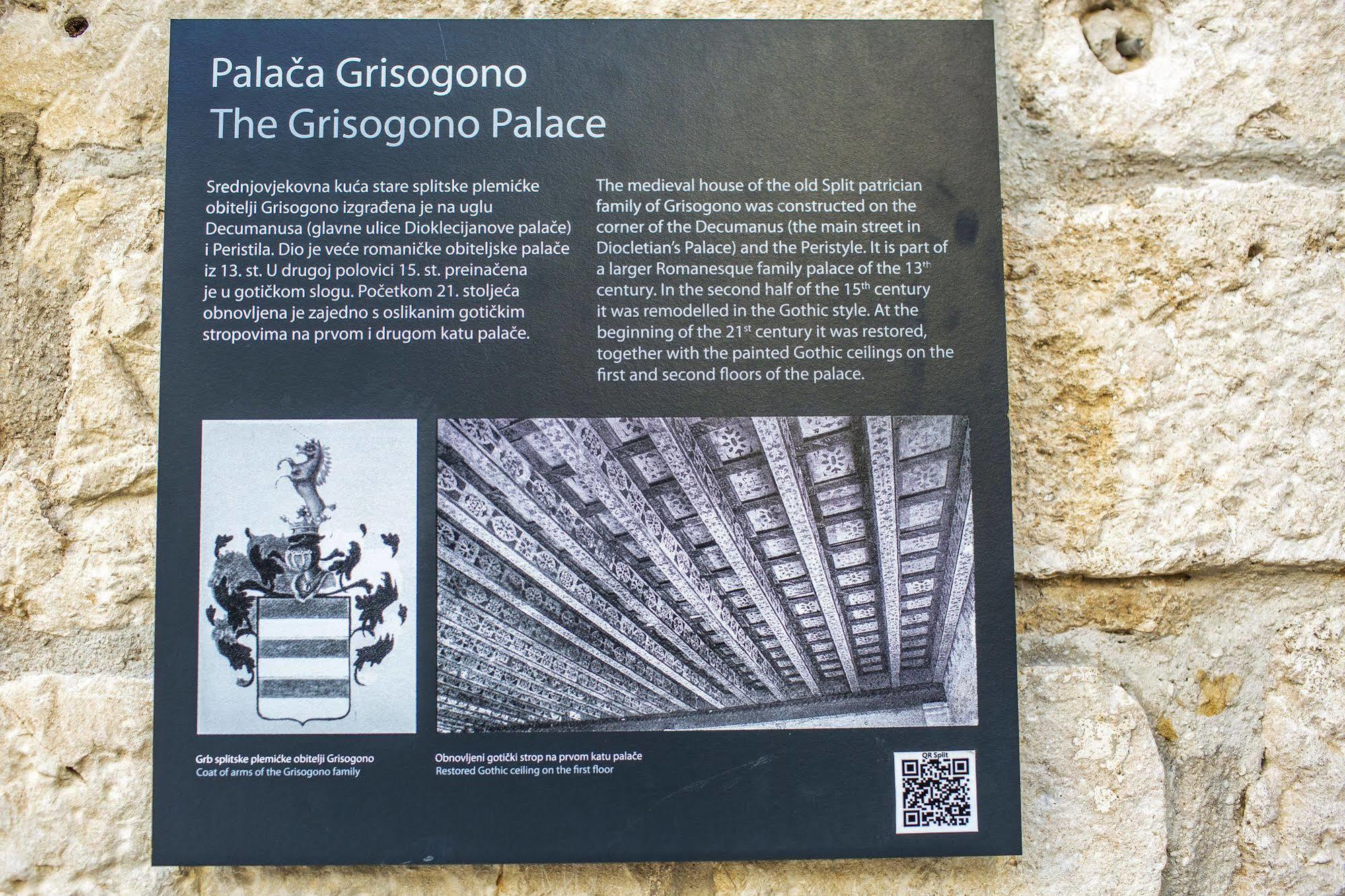 Grisogono Palace Heritage Residence Split Exteriör bild